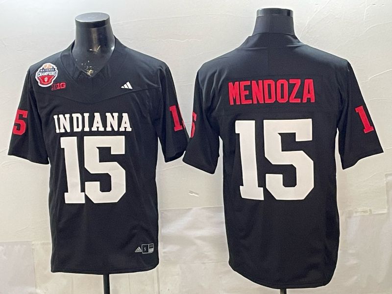 Men 2026 Ohio State Buckeyes #15 Mendoza Black Nike Limited NCAA Jersey 080->ncaa teams->NCAA Jersey